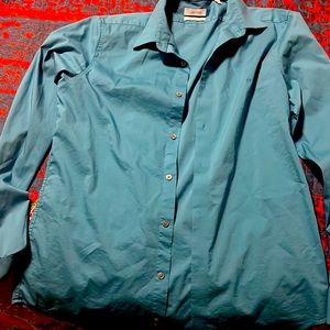 Teal Calvin Klein shirt